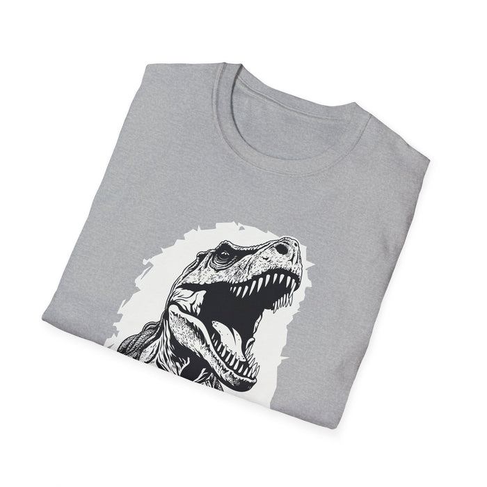 Adult T-rex tshirt - Unisex Softstyle T-Shirt - Vermont Country Digital