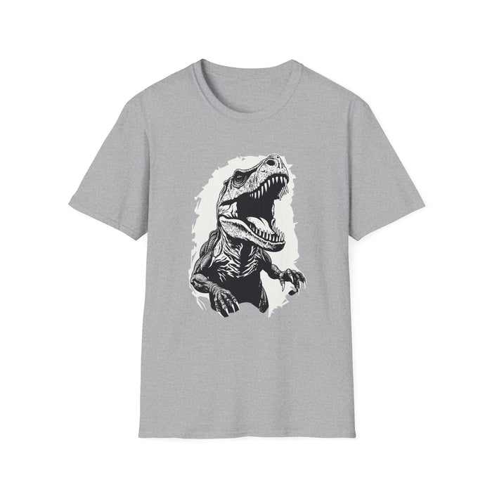Adult T-rex tshirt - Unisex Softstyle T-Shirt - Vermont Country Digital