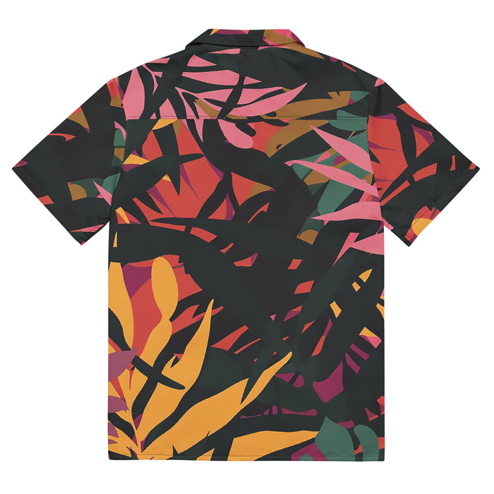 Unisex button shirt - Pastel Night Jungle Camo design