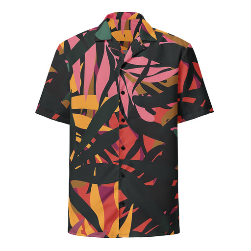 Unisex button shirt - Pastel Night Jungle Camo design