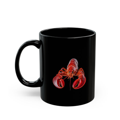 Black Mug (11oz, 15oz) with Maine Lobster - Vermont Country Digital