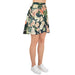 Colorful green and white floral pattern womans skater Skirt - FREE SHIPPING! - Vermont Country Digital