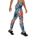 Floral tradition pattern - Woman's Yoga Leggings - Vermont Country Digital