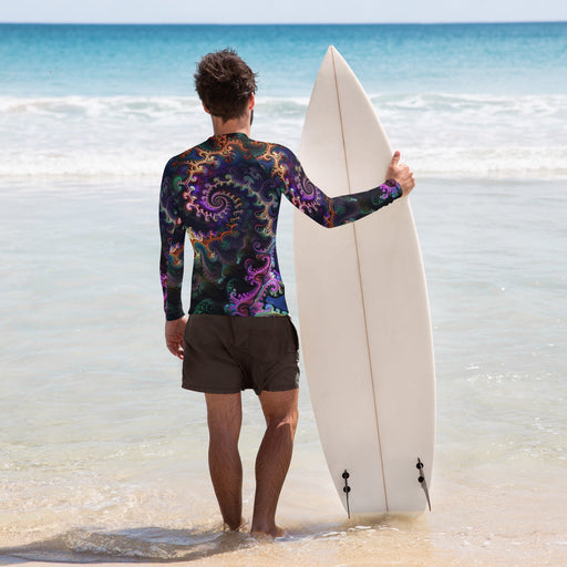 Force of nature pattern - Men's Rash Guard - Vermont Country Digital