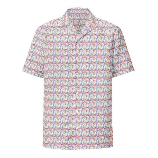 Micro swirl pattern - Unisex button shirt - Vermont Country Digital