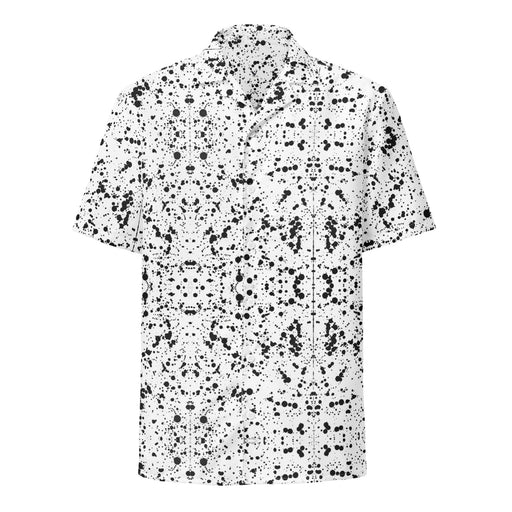 Paint splatter on white - Unisex button shirt FREE SHIPPING!! - Vermont Country Digital