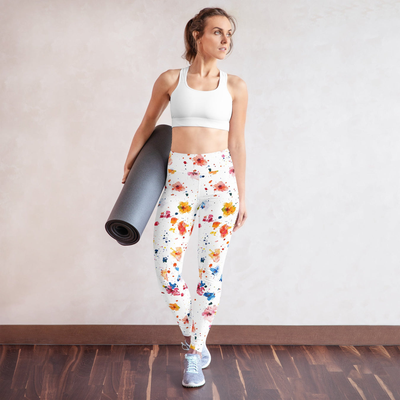 Spring flower womans Yoga Leggings FREE SHIPPING! - Vermont Country Digital