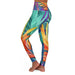 Womans High Waisted Yoga Leggings (AOP) - Vermont Country Digital