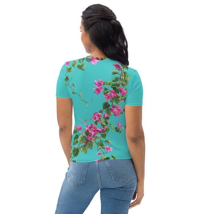 Women's T-shirt - bougainvillea colors and blooms - FREE SHIPPING! - Vermont Country Digital