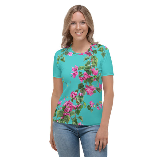 Women's T-shirt - bougainvillea colors and blooms - FREE SHIPPING! - Vermont Country Digital