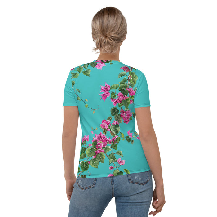 Women's T-shirt - bougainvillea colors and blooms - FREE SHIPPING! - Vermont Country Digital