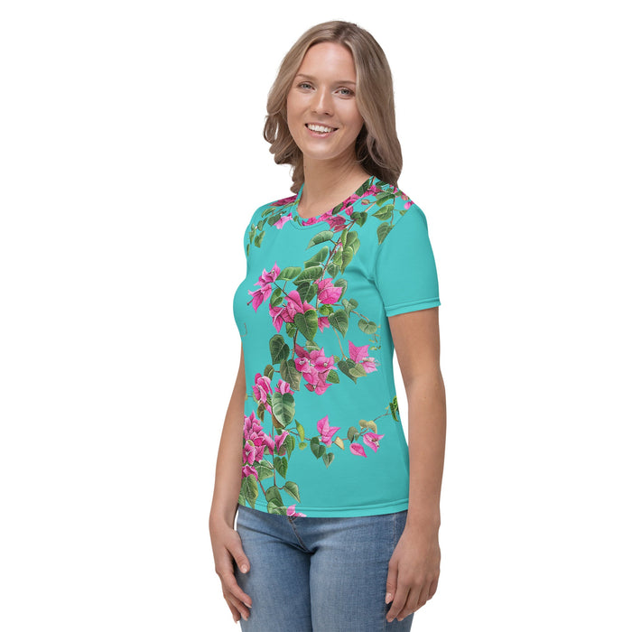 Women's T-shirt - bougainvillea colors and blooms - FREE SHIPPING! - Vermont Country Digital