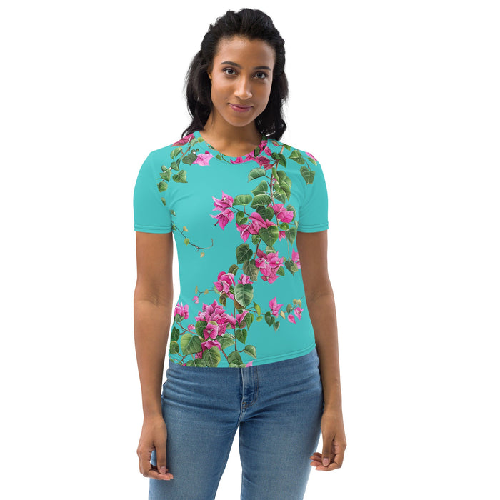 Women's T-shirt - bougainvillea colors and blooms - FREE SHIPPING! - Vermont Country Digital