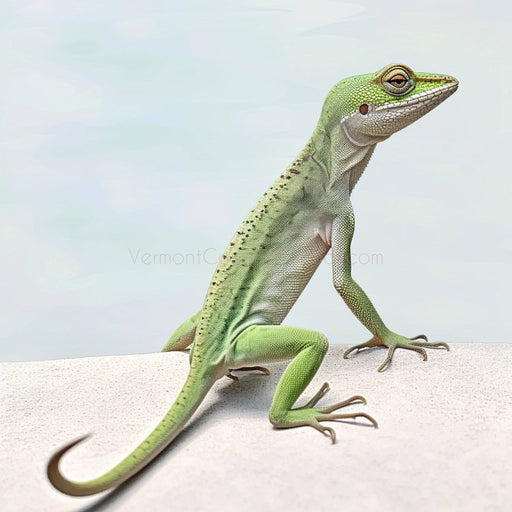 Anole lizard - Digital image for download of Green Anole Lizard - Vermont Country Digital
