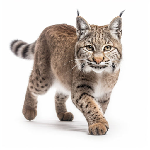 Bobcat on White-Limited Edition. Single Image Digital Download - Vermont Country Digital