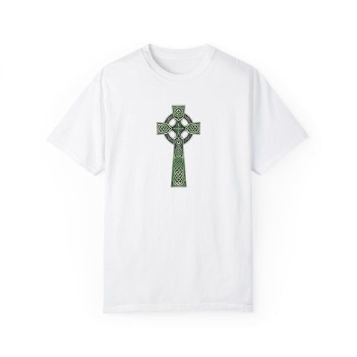 Celtic Cross t-shirt - Unisex Garment-Dyed T-shirt - Vermont Country Digital