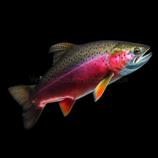 Digital image download. AI digital image Rainbow Trout - Vermont Country Digital
