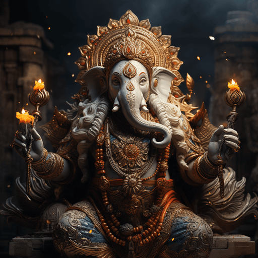 Ganesh - Another look at this iconic God. PNG image for download - Vermont Country Digital