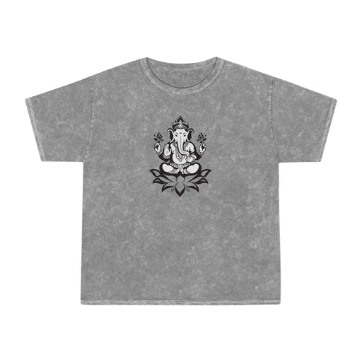 Ganesh, Hindu god T-shirt - Unisex Mineral Wash T-Shirt - Vermont Country Digital
