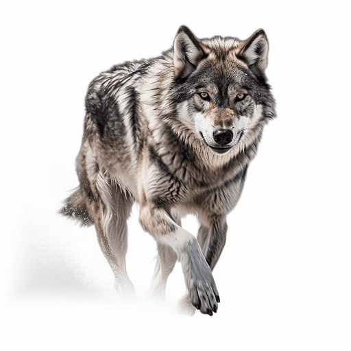Gray Wolf - Digital wolf pictures, wolf stock image. - Vermont Country Digital