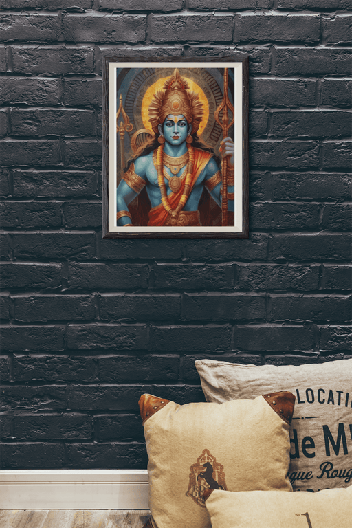 Hindu God Rama - Digital image of Hindu God Rama - instant art download - Vermont Country Digital