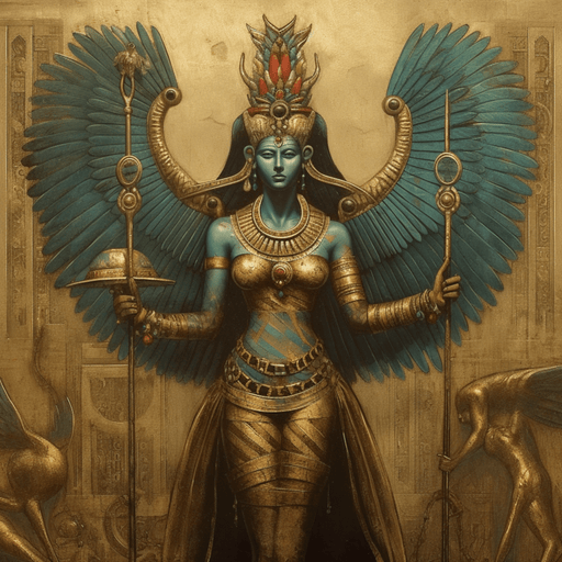 Isis - Ai digital image of Egyptian Goddess - Digital Image of Isis for download - Vermont Country Digital
