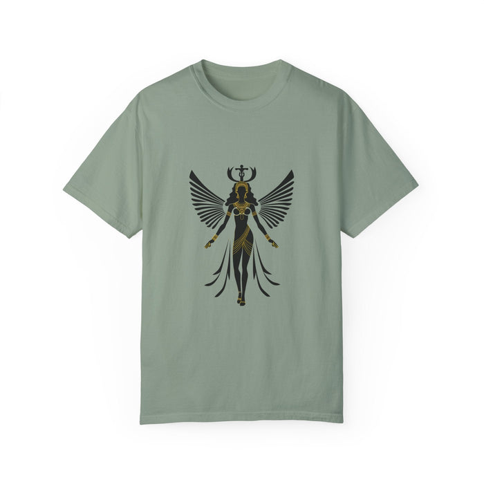 Isis - Egyptian Goddess Isis - Unisex Garment-Dyed T-shirt - Vermont Country Digital