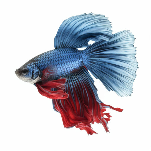 Japanese fighting fish - fanciful -Digital Image for download - Vermont Country Digital