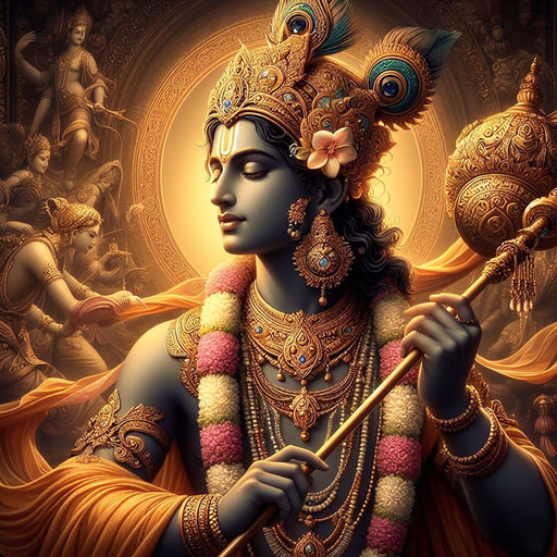Krishna - Indian deity. 1 JPG image for instant download. - Vermont Country Digital