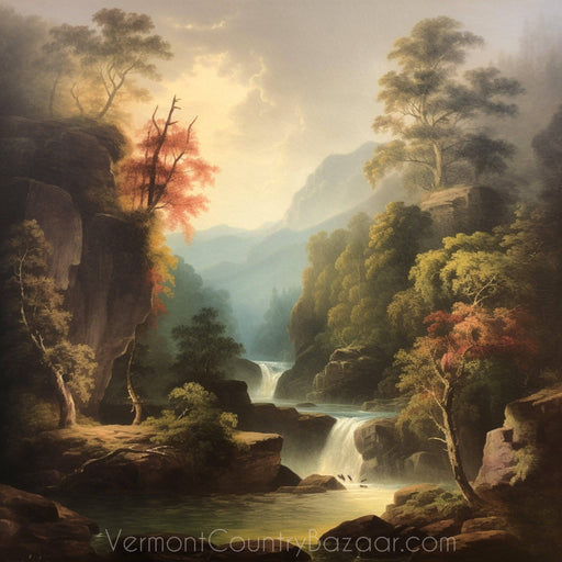 Landscape - Hudson River School -Digital Image for download - Vermont Country Digital