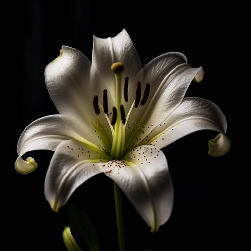 Lily on black - provocative -Digital Image for download - Vermont Country Digital