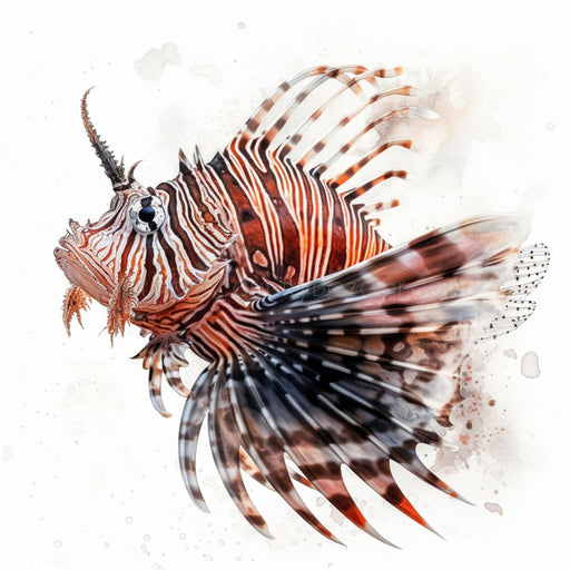 LionFish - Bad Bite -Digital Image for download - Vermont Country Digital