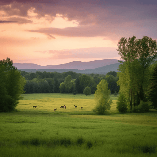 MeadowDusk -Limited Edition. Single Image Digital Download - Vermont Country Digital