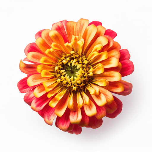Orange Zinnia - Digital image if zinnia flower for download - Vermont Country Digital
