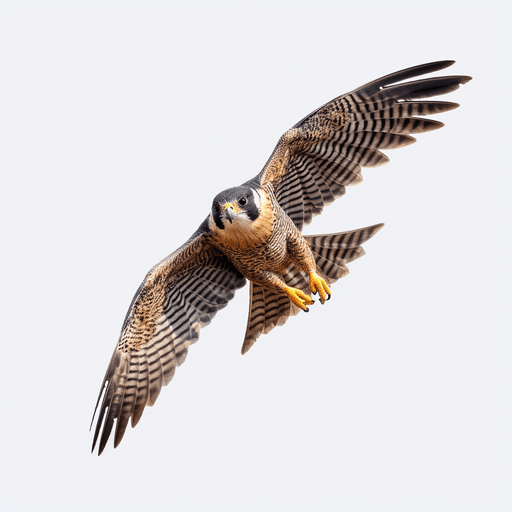 Peregrine Falcon - Soaring png image of peregrine falcon, ai creation, digital download - Vermont Country Digital