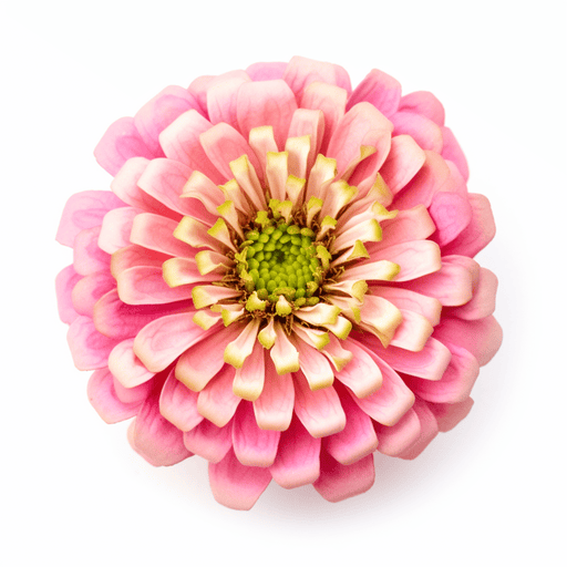 Pink Zinnia on white backing - Digital image for download - Vermont Country Digital