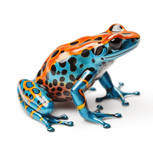 Poison dart frogs - 2png and 2jpg images for instant download - Vermont Country Digital