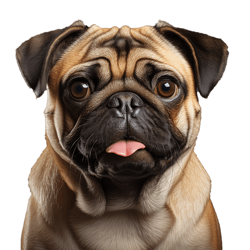 Pug faces - Pug dog ai image portraits. Images for download, arts and crafts, commercial. - Vermont Country Digital