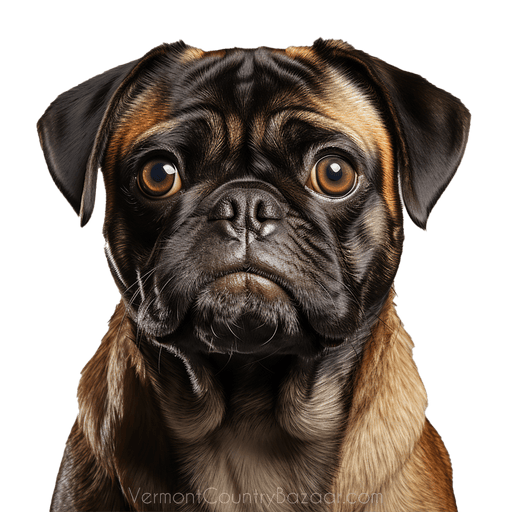 Pug faces - Pug dog ai image portraits. Images for download, arts and crafts, commercial. - Vermont Country Digital