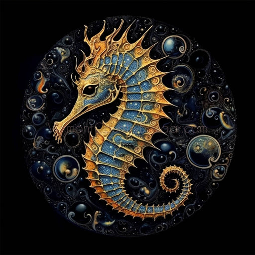 Seahorse - Charmed - Digital image for download - Vermont Country Digital