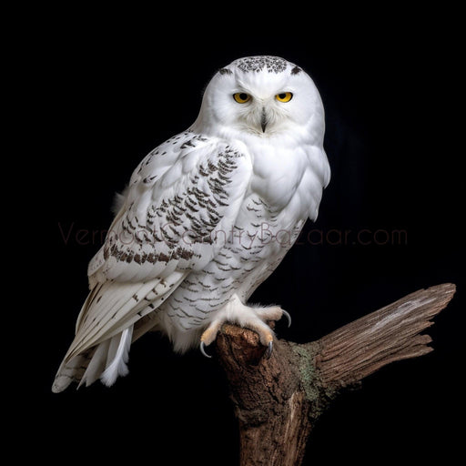 snowy Owl - Digital image of white owl for download - Vermont Country Digital